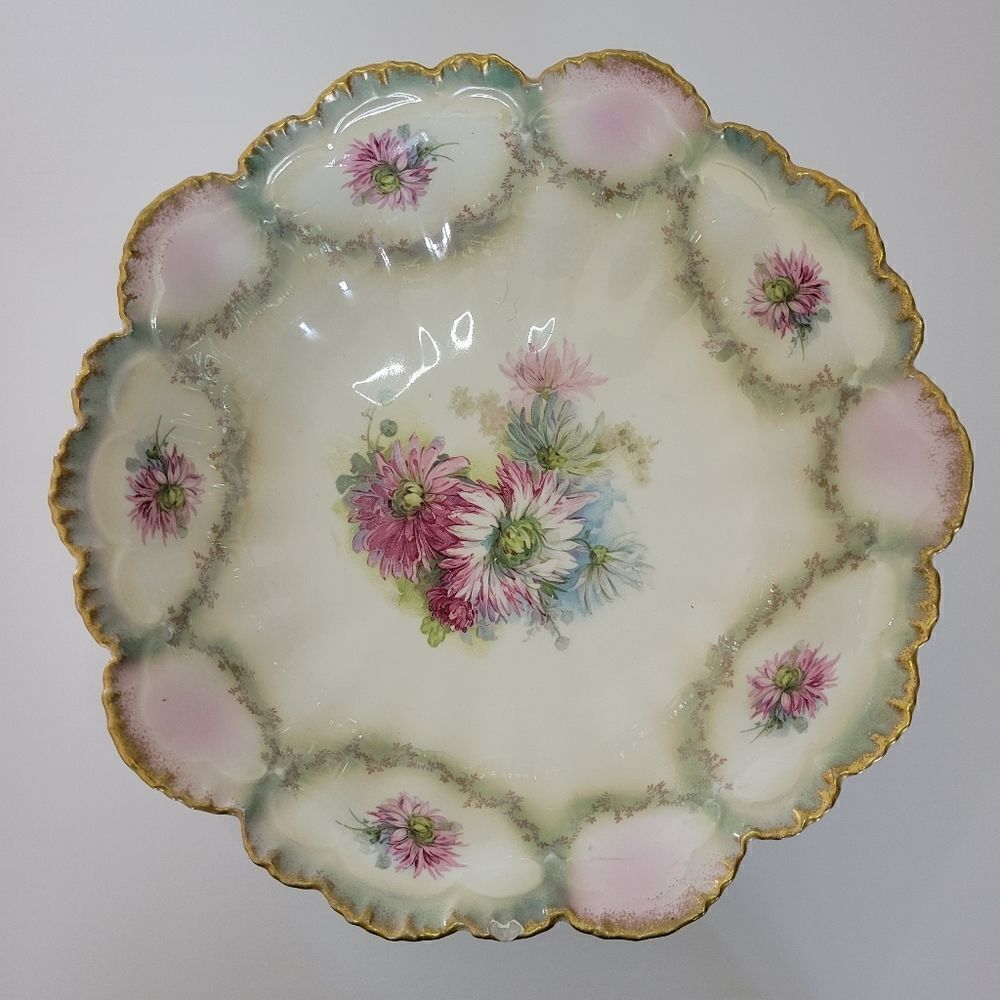 Empire China Porcelain Gilded Floral Bowl